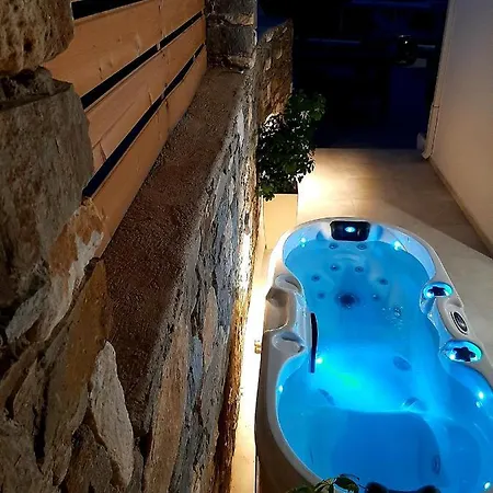 Blue View #3 Luxury Sea View Private Jacuzzi Lägenhet Parasporos
