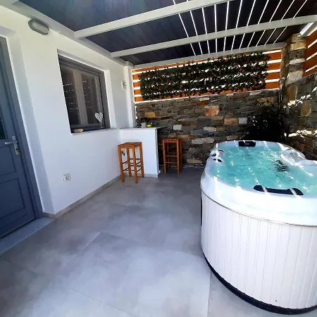 Blue View #3 Luxury Sea View Private Jacuzzi Lägenhet Parasporos